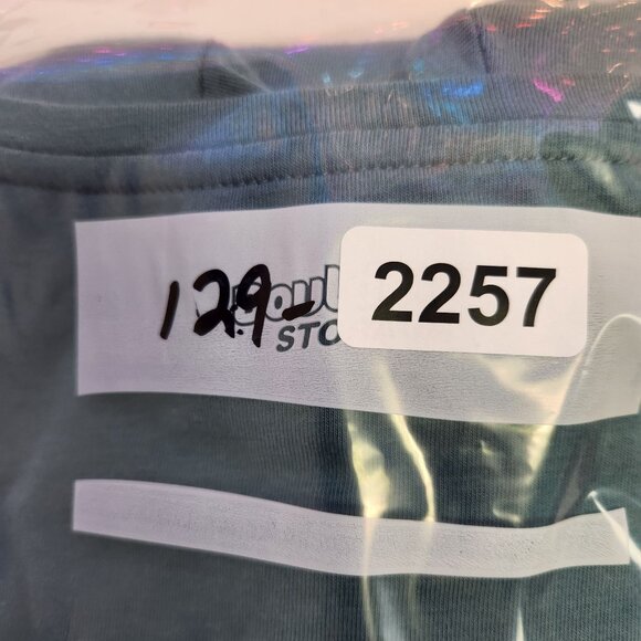 Tahari Long Sleeve Crew Neck Tee L/G Pima Cotton Modal Blend Blue 2257 - Picture 7 of 7